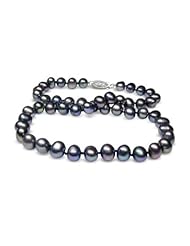 7x8mm Multicolor off-round Freshwater cultured pearl necklace