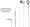 Sony MDR-EX71SLA Fontopia Bud-Style Headphones with Case (White)