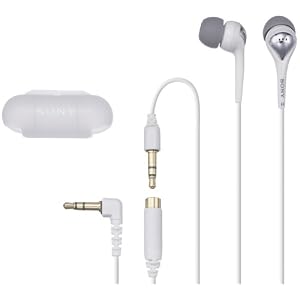 Sony MDR-EX71SLA Fontopia Bud-Style Headphones with Case (White) by Sony
