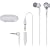 Sony MDR-EX71SLA Fontopia Bud-Style Headphones with Case (White)