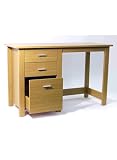 MONTROSE - Home Office Storage Desk / Workstation - Beech