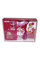 Kenzo Variety by Kenzo for Women - 5 Pc Mini Gift Set 5ml Kenzo Jungle EDP, 5ml Leau Par kenzo EDT, 4ml Flower By Kenzo EDP, 5ml Kenzo Amour EDP, 3.5ml Summer By Kenzo EDP