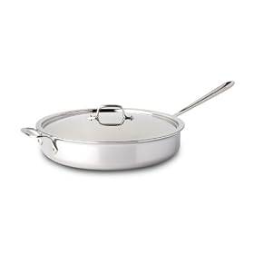Buy All Clad Stainless Steel 6-Quart Saute Pan with Lid