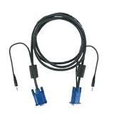 ハイパーツールズ VGA & オーディオコンボケーブル 1.8m + ジェンダチェンジャ 2L-2401SAG ハイパーチェンジ
