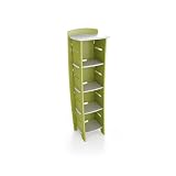 Legare 59-Inch-by-18-Inch Kids' Bookcase, Green and White
