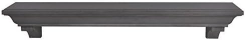 Solid Wood Modern Floating Wall Shelf 36" (Grey)