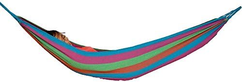 CUTEQUEEN TRADING Generic Canvas Ultralight Hammock For Travel Camping Pink