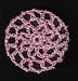 Mauve Hair Net Crocheted Hair Bun Cover-MINI