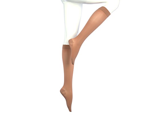 mediven comfort Compression Stockings 20-30 Calf Closed Toe Natural II