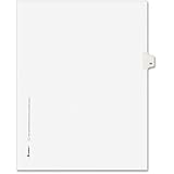 Avery Legal Dividers, Premium Individual Tab Titles, Letter Size, Side Tabs, #34, 25 Pack ( 01034)
