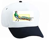  : White Cap with forecast, astrology, sign, horoscope, pheasant, bird, animal, chinese