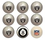 NFL Oakland Raiders Billiards Ball Set