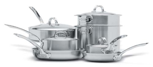 Viking VSC1012 11 Piece Stainless Steel Cookware Set