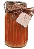 Gift Jar: Orange Old Fashion Candy Sticks