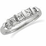 Platinum Diamond Anniversary Band - 0.75 Ct.