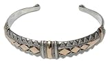 Gold plated bracelet, 'Balinese Monarch'