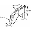 Prime Line Prod. 111370 Screen Door Roller
