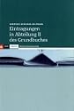 Eintragungen in Abteilung II des Grundbuches