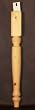 21" Country Pine Wood Furniture Leg [CAPITOL CITY LUMBER]