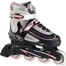 Childrens Toyshop  Toys : Bronx Adjustable Inline Skates Pink Sizes 13J-3