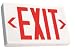 RED LED Exit Sign with Battery Backup