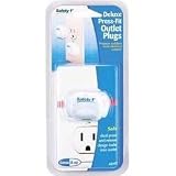 Deluxe Press-Fit Outlet Plugs - 8 pack
