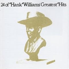 Album cover for 24 Greatest Hits by Hank Williams CD from which you can create your own MP3 Ringtones / Realtones using the ToneBee online ringtone maker.