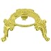 Queen Anne Egg Display Stand-Gold Finish (Set Of 3)
