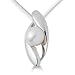 Miore Halskette 45cm mit Perlenanh�nger  375 Wei�gold MG9003P