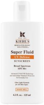 Kieh's Super Fluid Uv Defense Broad Spectrum SPF 50+ Protection 4.2 Fl Oz 125ml