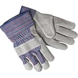 Memphis Split Leather Gloves, Gunn Pattern, Double Leather Palm, Safety Cuff - Large