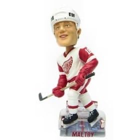 Detroit Red Wings Kirk Maltby Action Pose Forever Collectibles Bobble Head