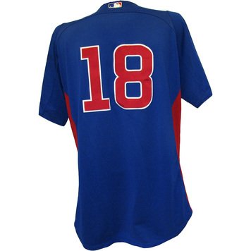 Geovany Soto Jersey - Chicago Cubs 2011 Game Worn #18 Spring Training Road Blue Jersey (46)