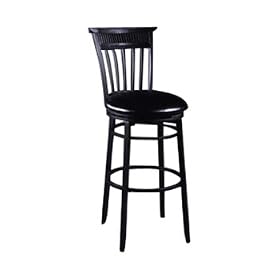 Cottage Swivel Bar Stool-Black-30" by Hillsdale Furniture
