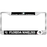 Florida Marlins MLB Chrome License Plate Frame