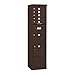 Salsbury Industries 3915S-06ZFP Free Standing Horizontal 4C Mailbox, Bronze