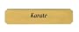 Karate name plate