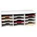 Fellowes(R) Smart Stack Literature Organizer, 12 Compartments, 11 11/16