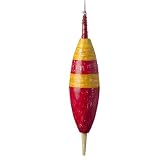 Seasons of Cannon Falls Red & Yellow Oversized Bobber Ornament
