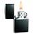 Original Zippo Lighter, Pure, Black Ice