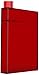 Asobu Water and Beer E Flask Plastic Bottle, 16 oz, Red