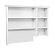 DaVinci Emily/Kalani Combo Dresser Hutch in White DaVinci Emily/Kalani Combo Dresser Hutch in White