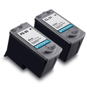 Canon PG-30 & Canon CL-31 Compatible Combo Pack - 1 Black & 1 Color Ink Cartridges