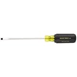 Klein Tools 605-8 1/4-Inch Cabinet-Tip Screwdriver with 8-Inch Heavy-Duty Round-Shank [並行輸入品]
