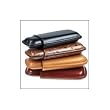 Genuine Black Leather Two Cigar Case Holder-Cigar Accessories