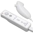 2 Tone Silicone Skin Case for Nintendo Wii Remote Control & Nunchuk -White and Solid White