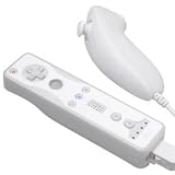 2 Tone Silicone Skin Case for Nintendo Wii Remote Control & Nunchuk -White and Solid White