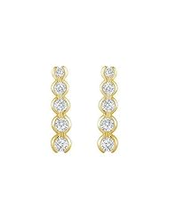 Diamond Journey Earrings 14K Yellow Gold - 2.00 CT Diamonds