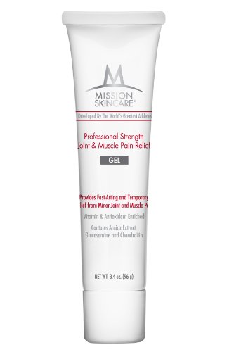 Mission Skincare Professional Strength Joint and Muscle Pain Relief Gel, 3.4-Ounce