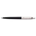 Parker Jotter Retractable Ballpoint Pen, Medium, Stainless Steel with Black/Blue or Red Barrel, Black Ink (78033)